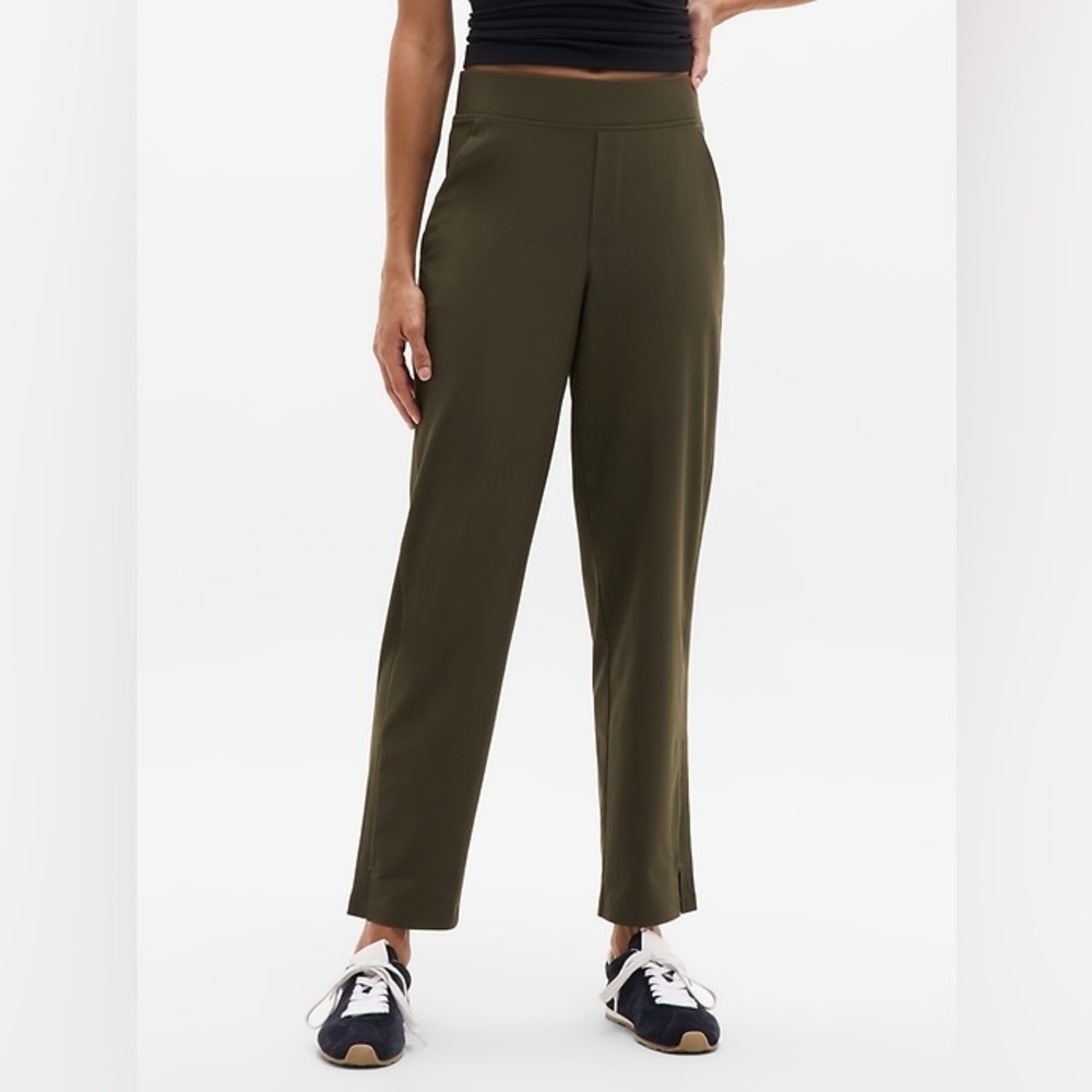 Athleta Green Brooklyn Mid Rise Ankle Pants Size 2